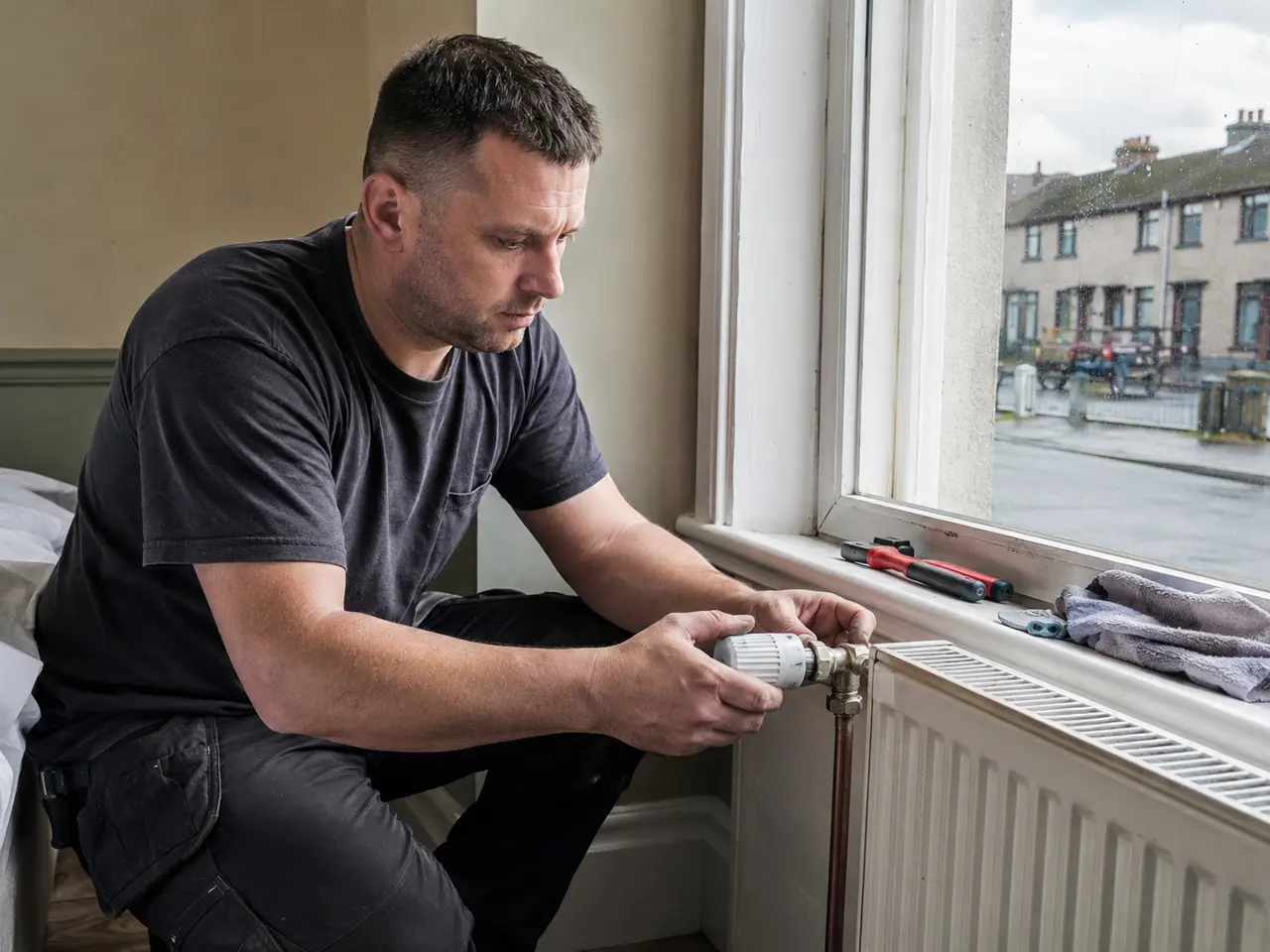 Leaking radiator repair